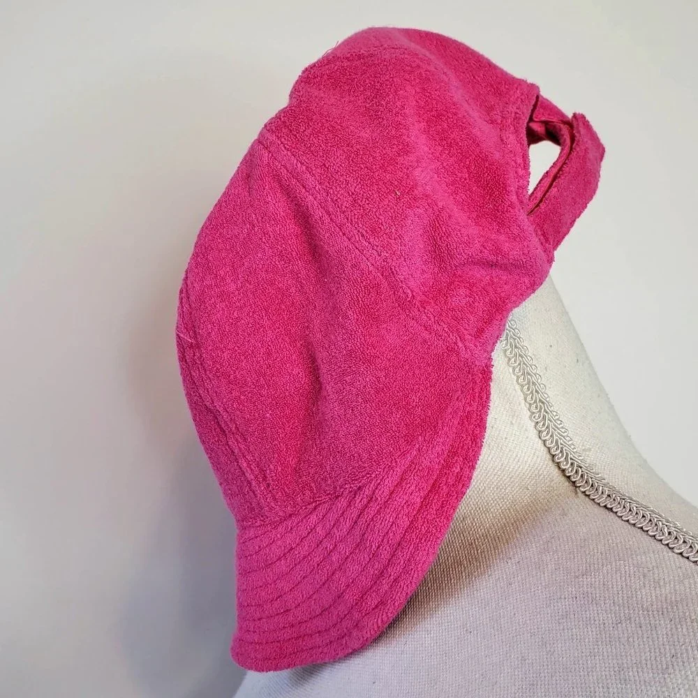 NWT‎ Cappelli Pink Terrycloth Floppy Beach Cap OS